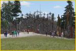 Entering Hill of Crosses